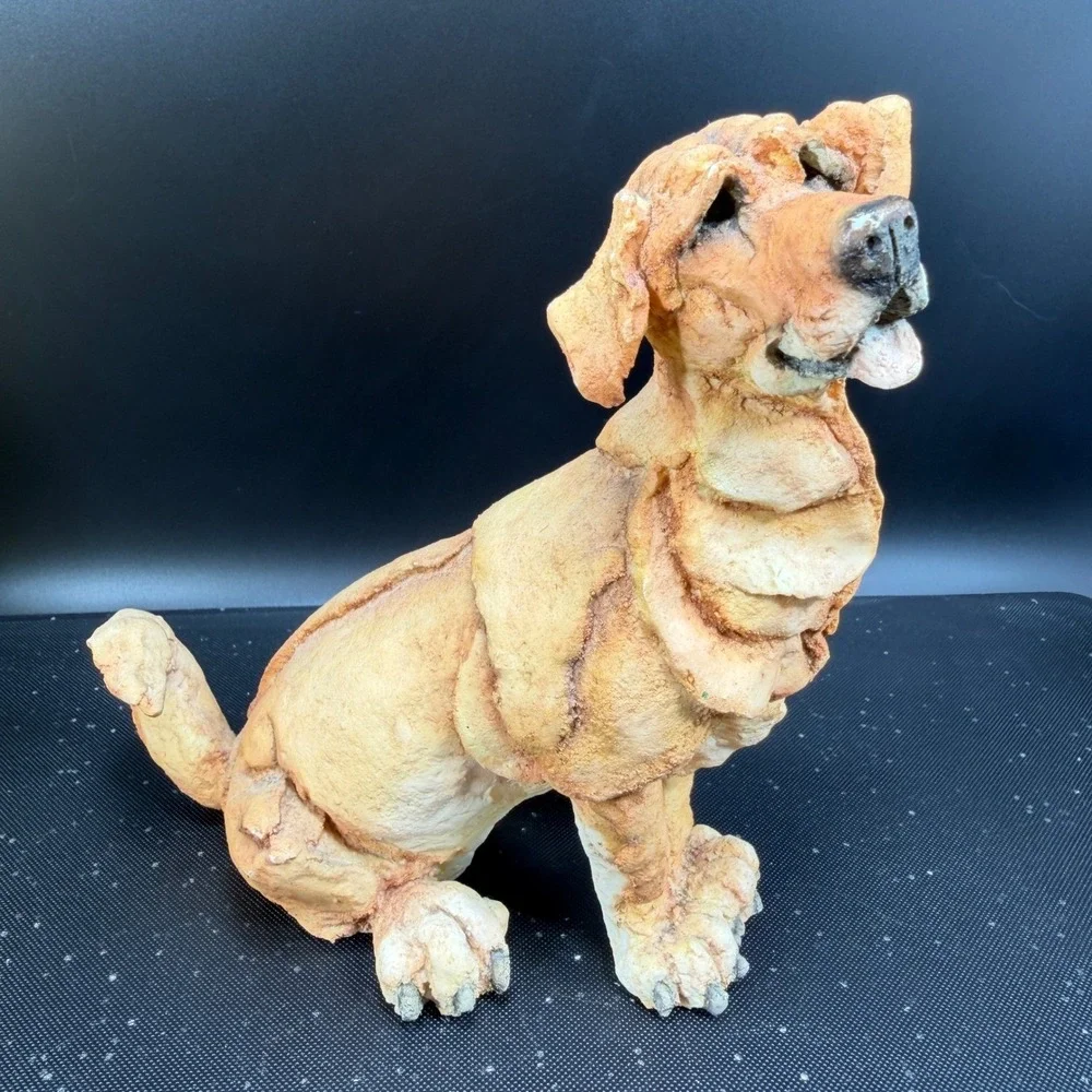 A Breed Apart Golden Retriever Figurine 70005 Country Artists 2001 Dog Statue 7